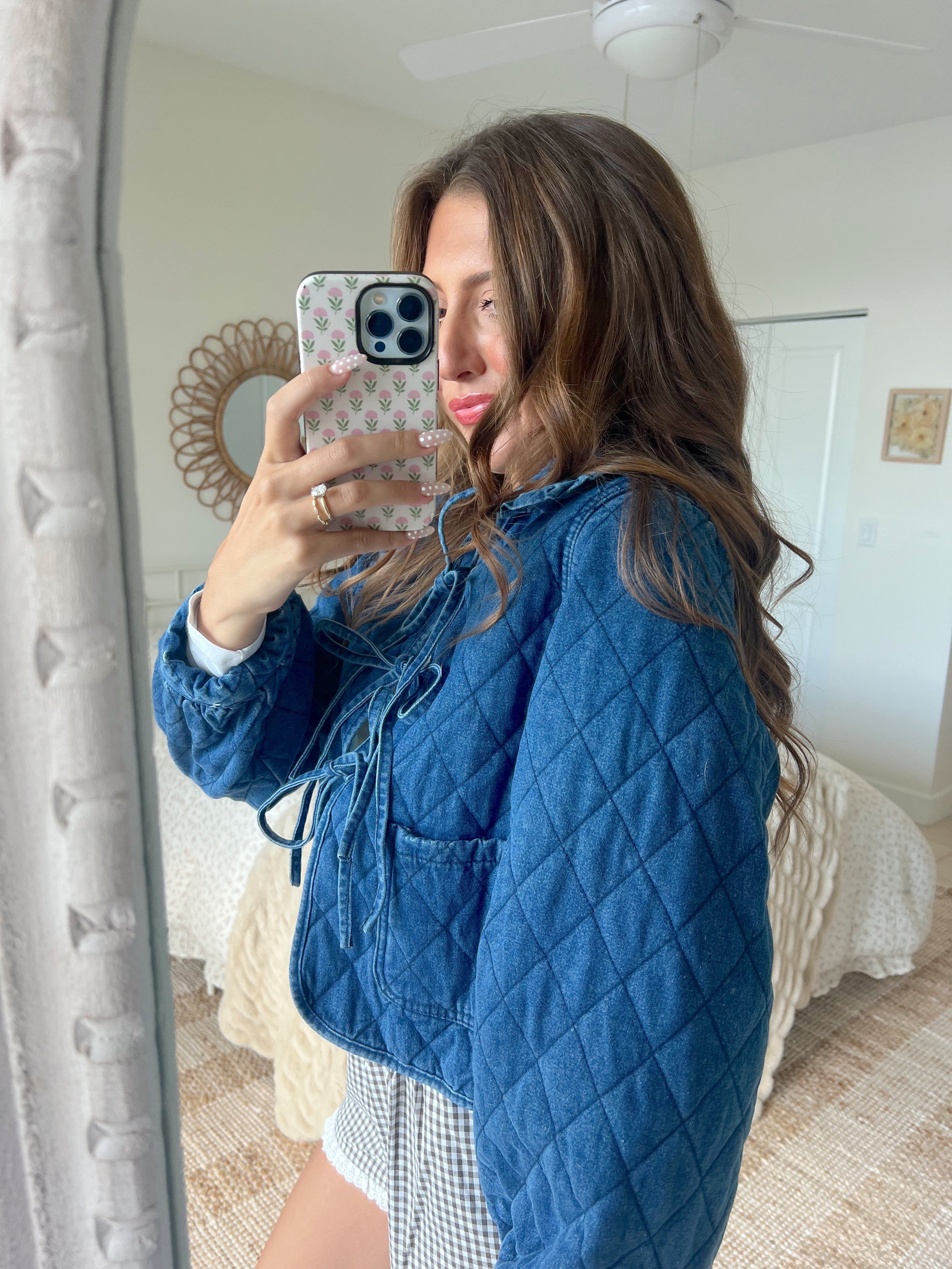 Bluebird Quilted Denim Jacket