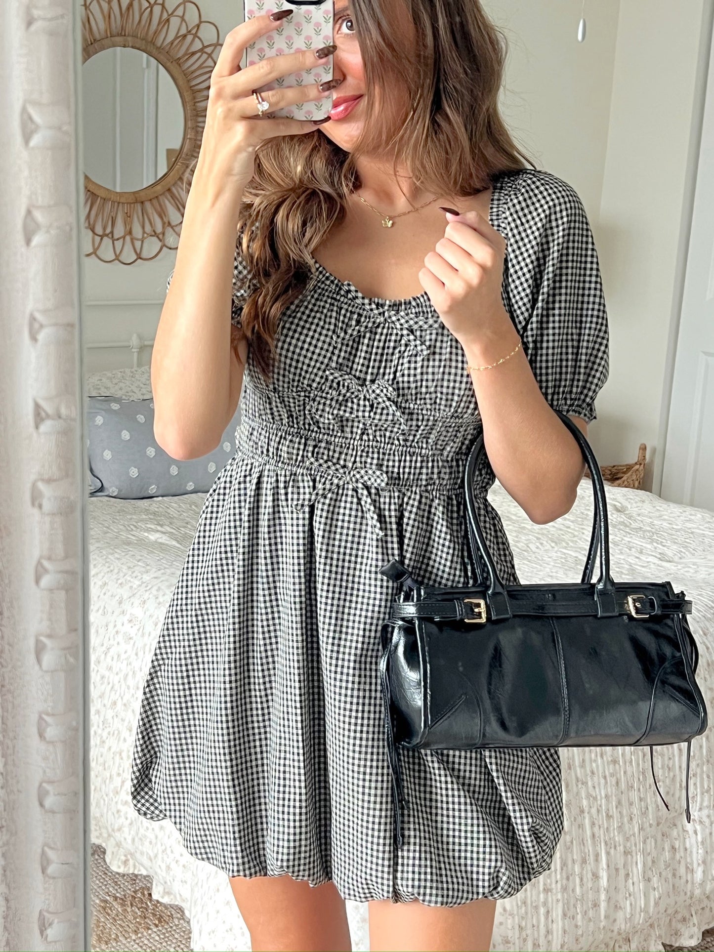 THEA GINGHAM MINI