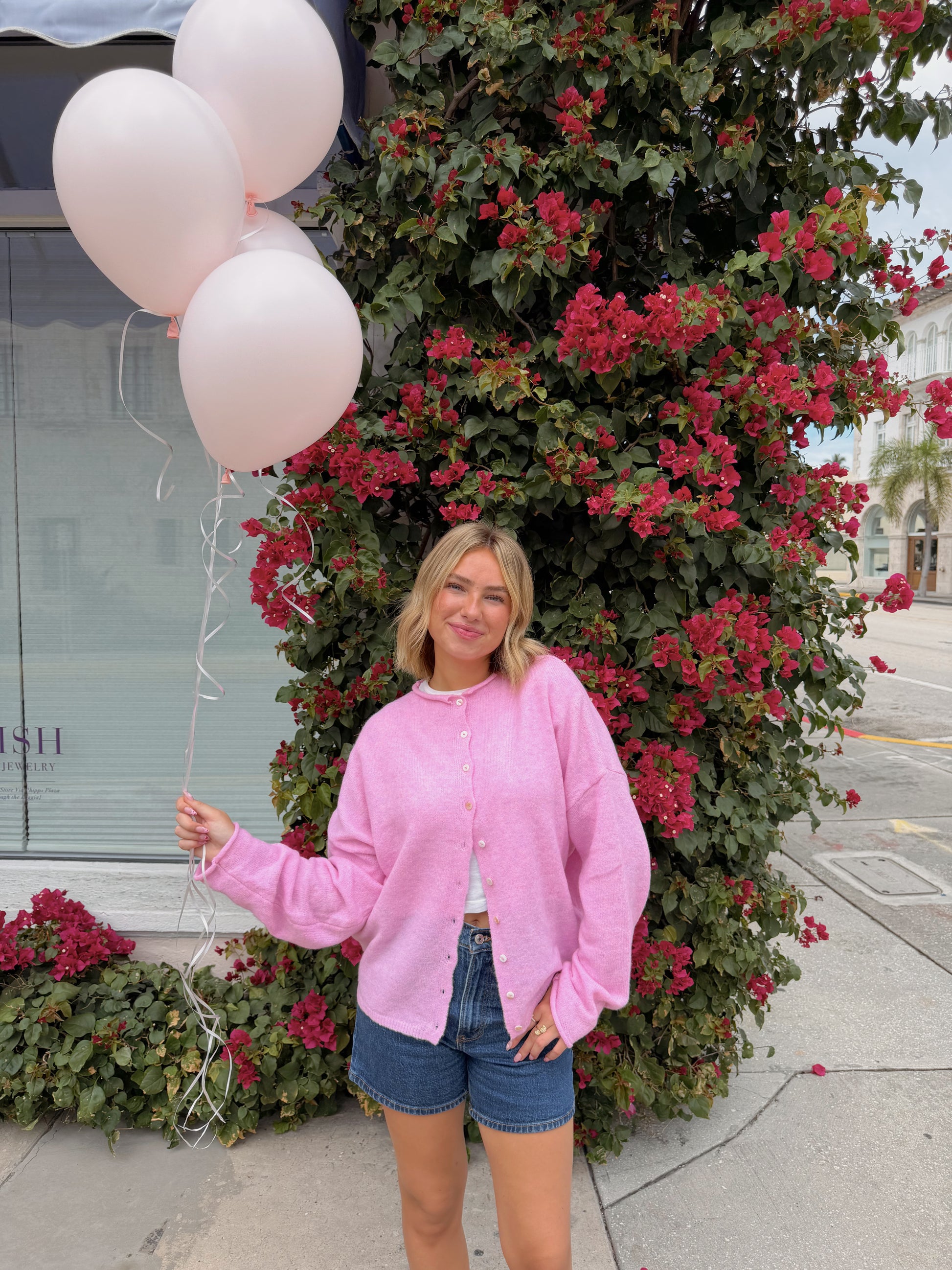 Church Girl Knit - Candy Pink