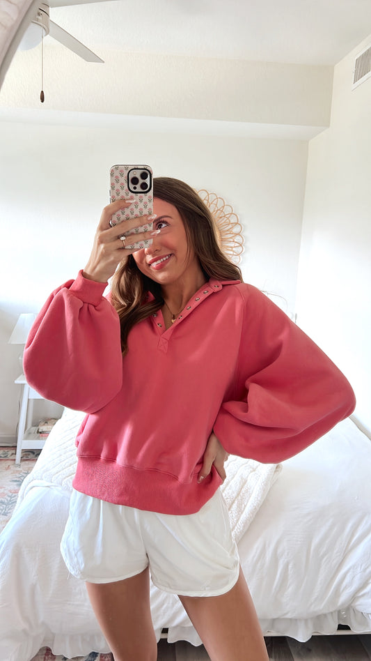 SUNDAY PULLOVER - BUBBLEGUM