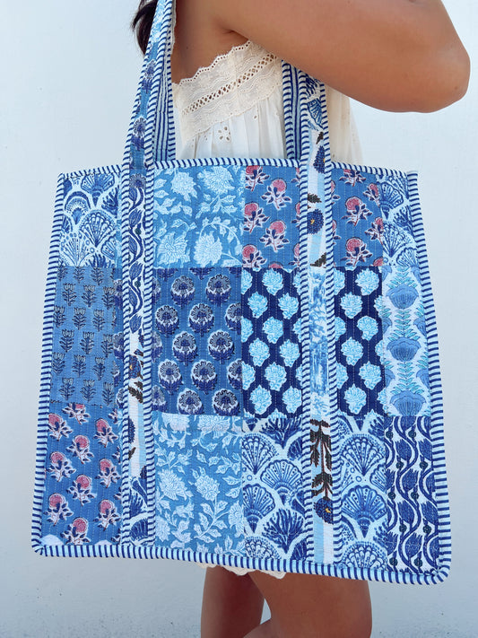 KAYLIE PATCHWORK TOTE