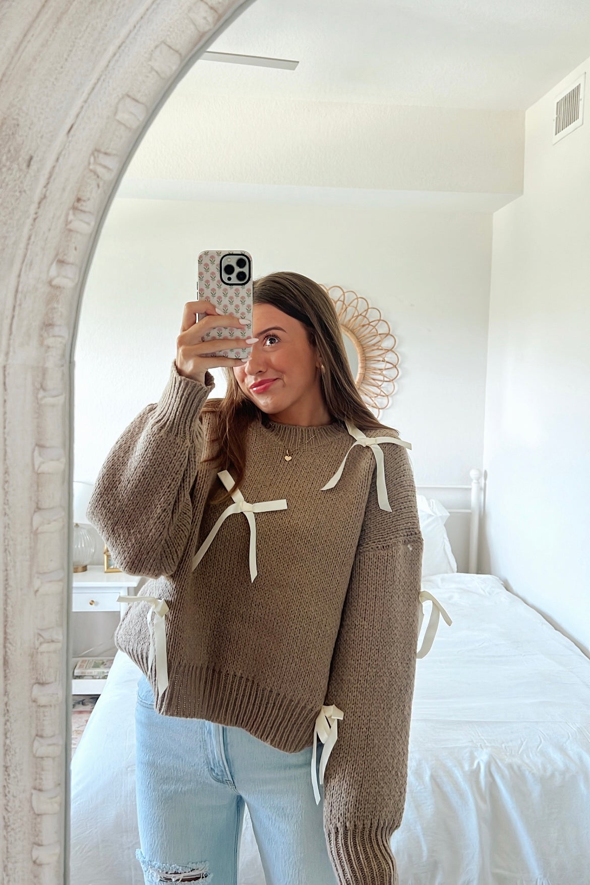 Ditsy Ribbon Knit - Multi Colors