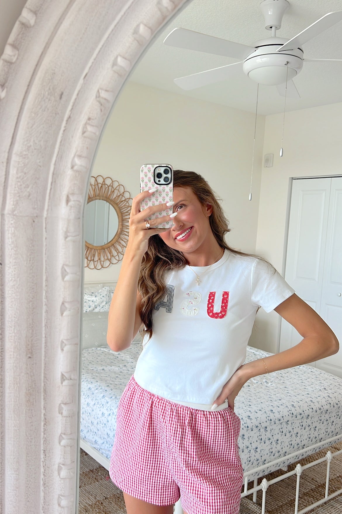 'USA' Patchwork Baby Tee