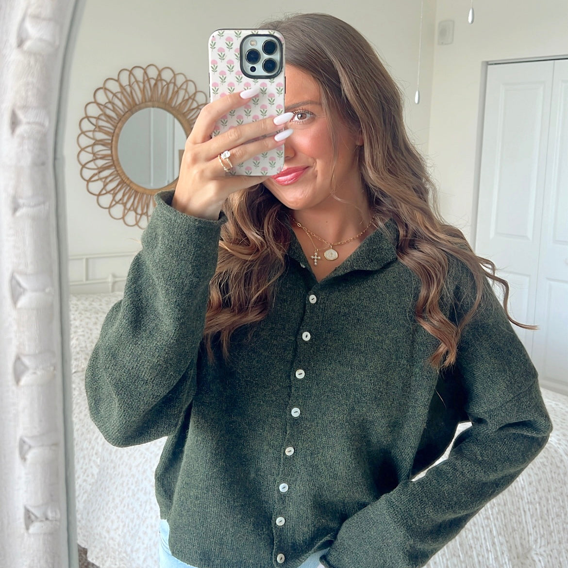 Church Girl Knit - Olive