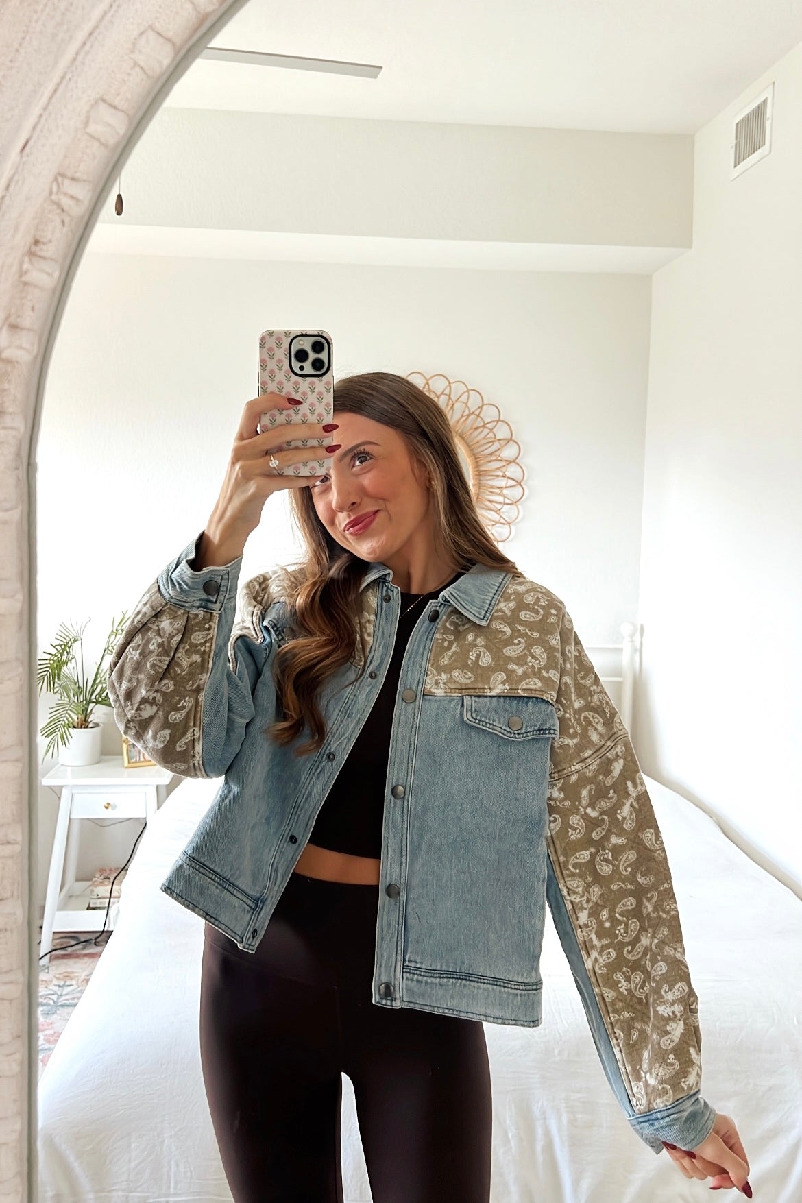 PAISLEY DENIM JACKET