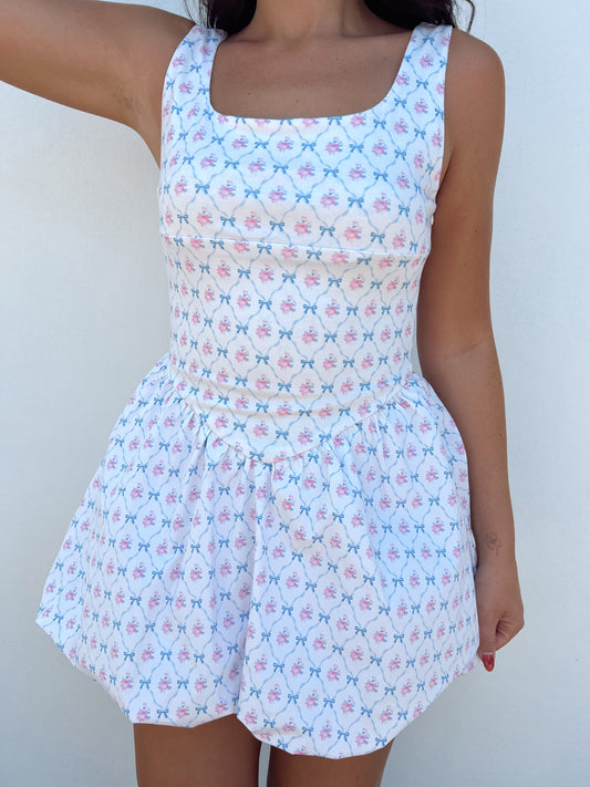 ANGEL BOW TENNIS DRESS