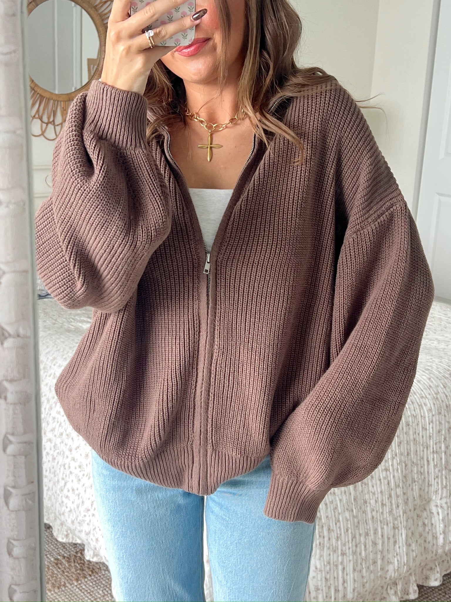 The Lulani Zip - Toffee