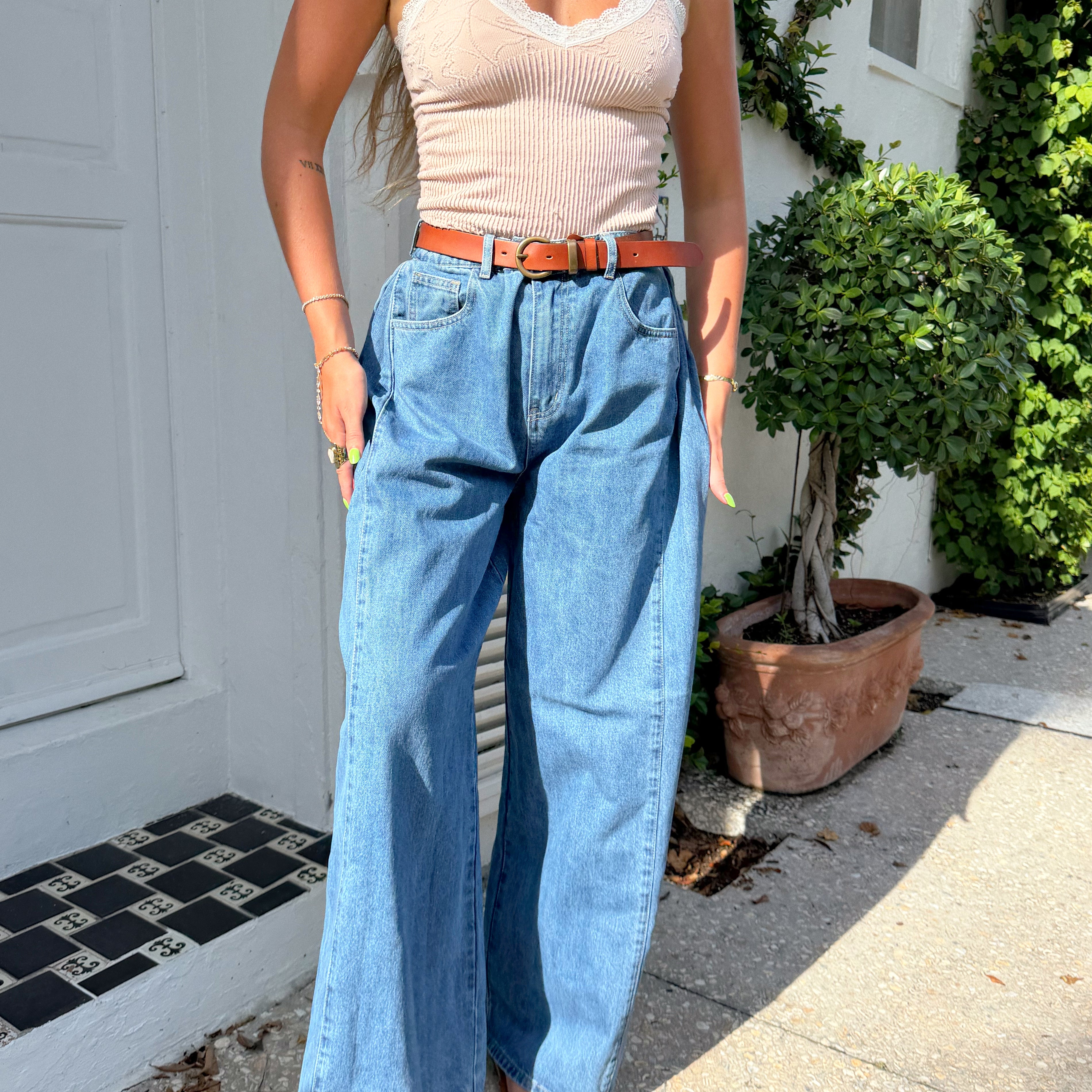 90s Baby Wide Leg Jeans