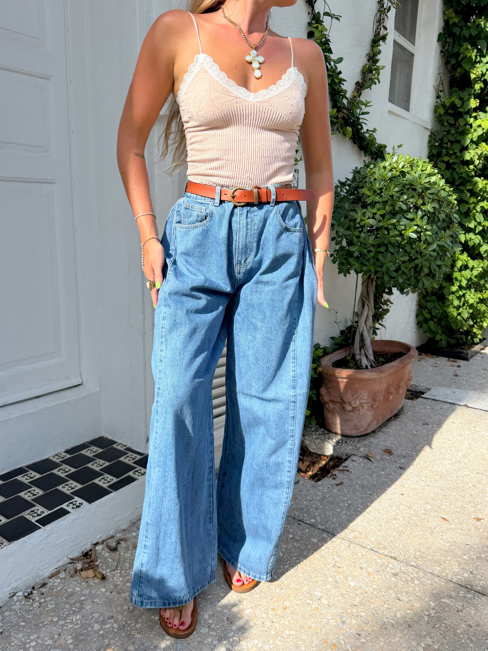 90s Baby Wide Leg Jeans