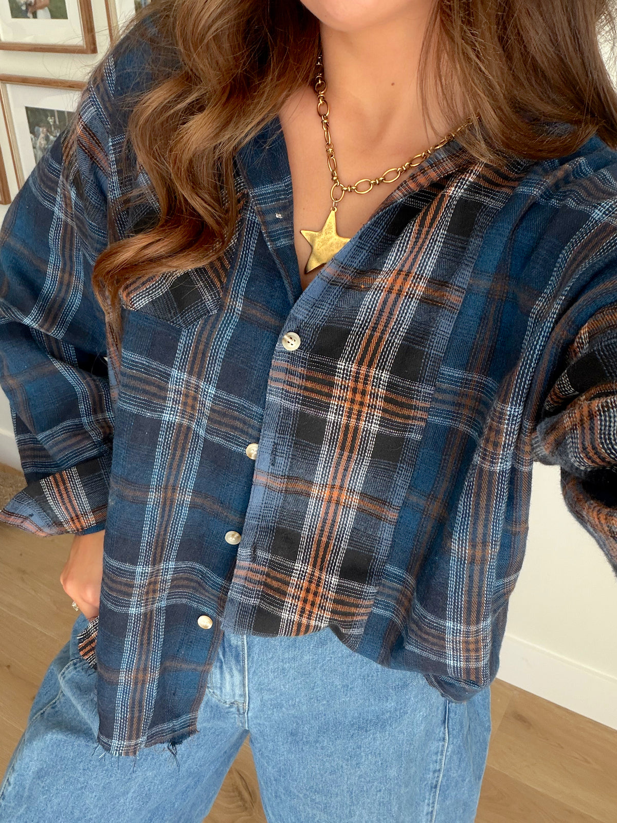 Parker Flannel - Midnight Blue