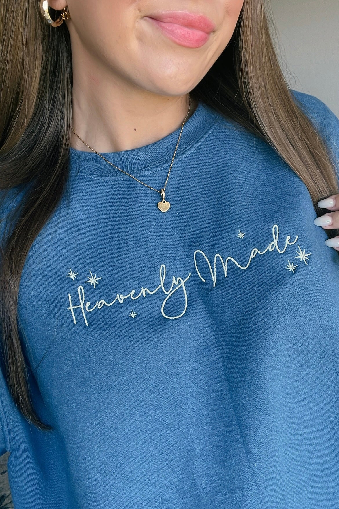 'Heavenly Made' Crewneck