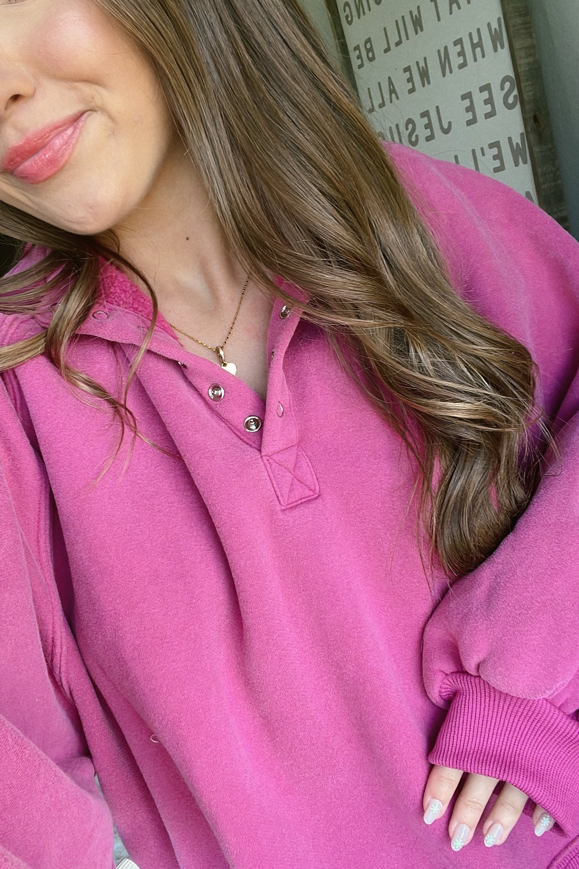 Sunday Pullover - Fuchsia