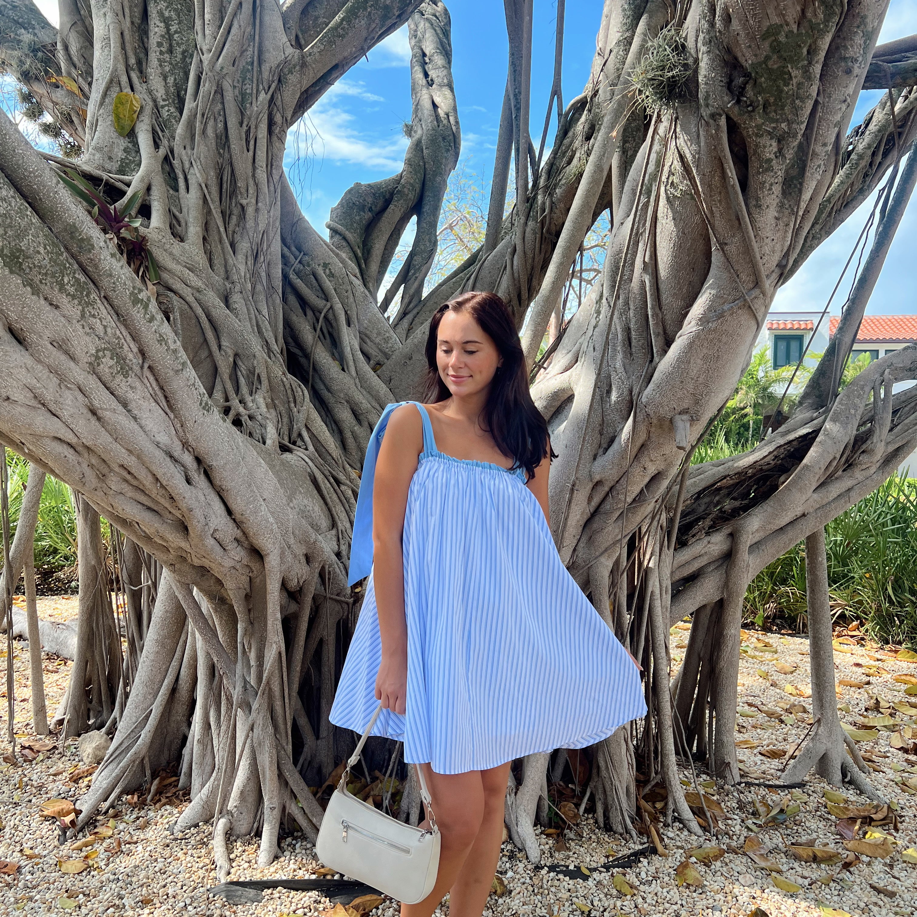 Pin Stripe Mini Dress