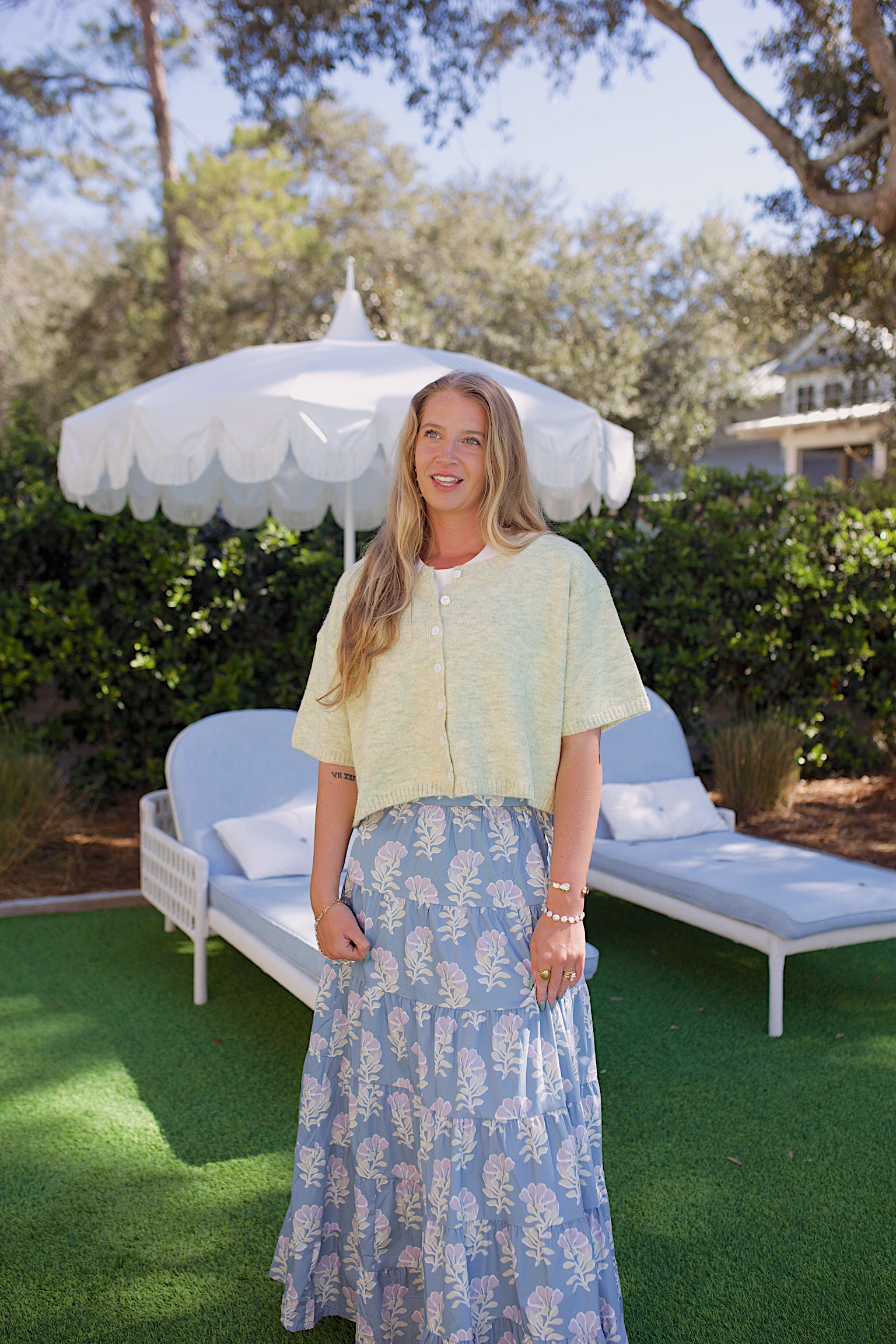 Rosemary Tiered Maxi Skirt