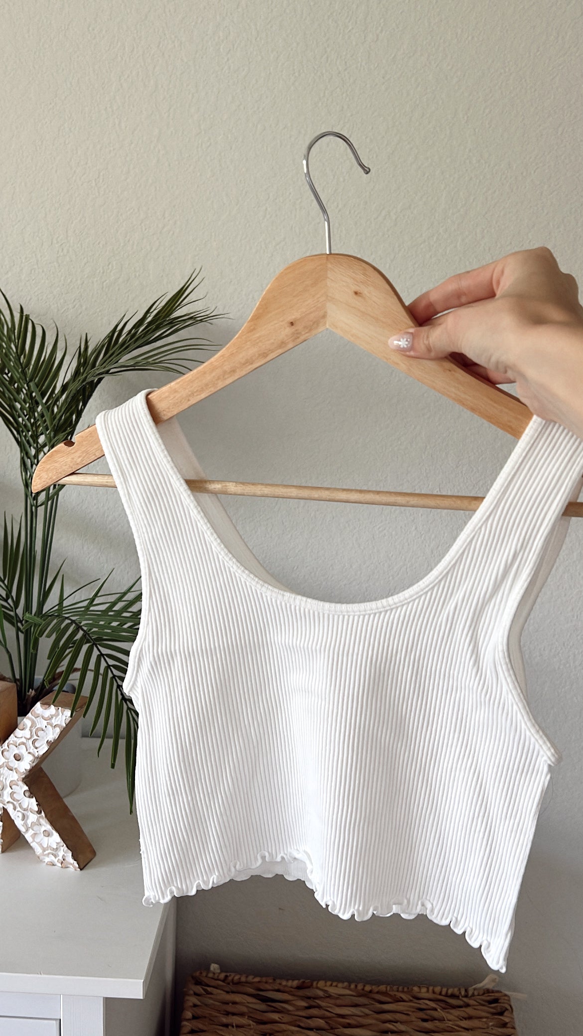 RUFFLE HEM BASIC