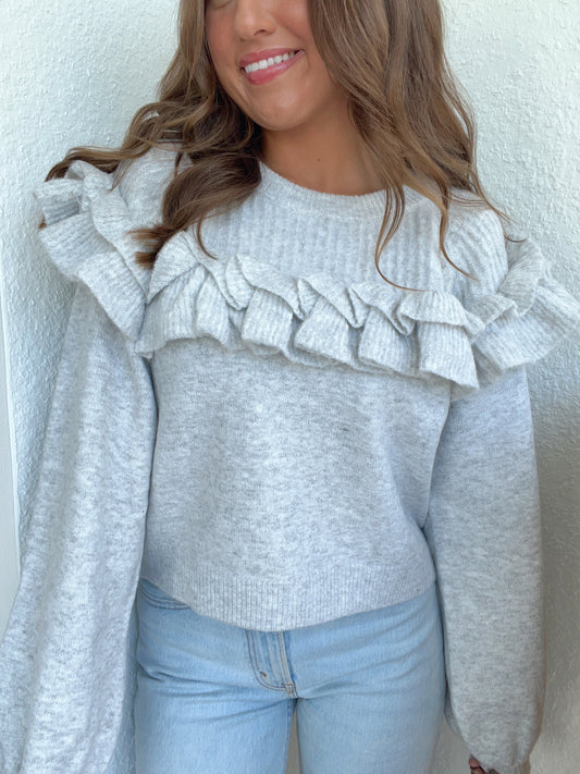 ANABELLE SWEATER - SLATE