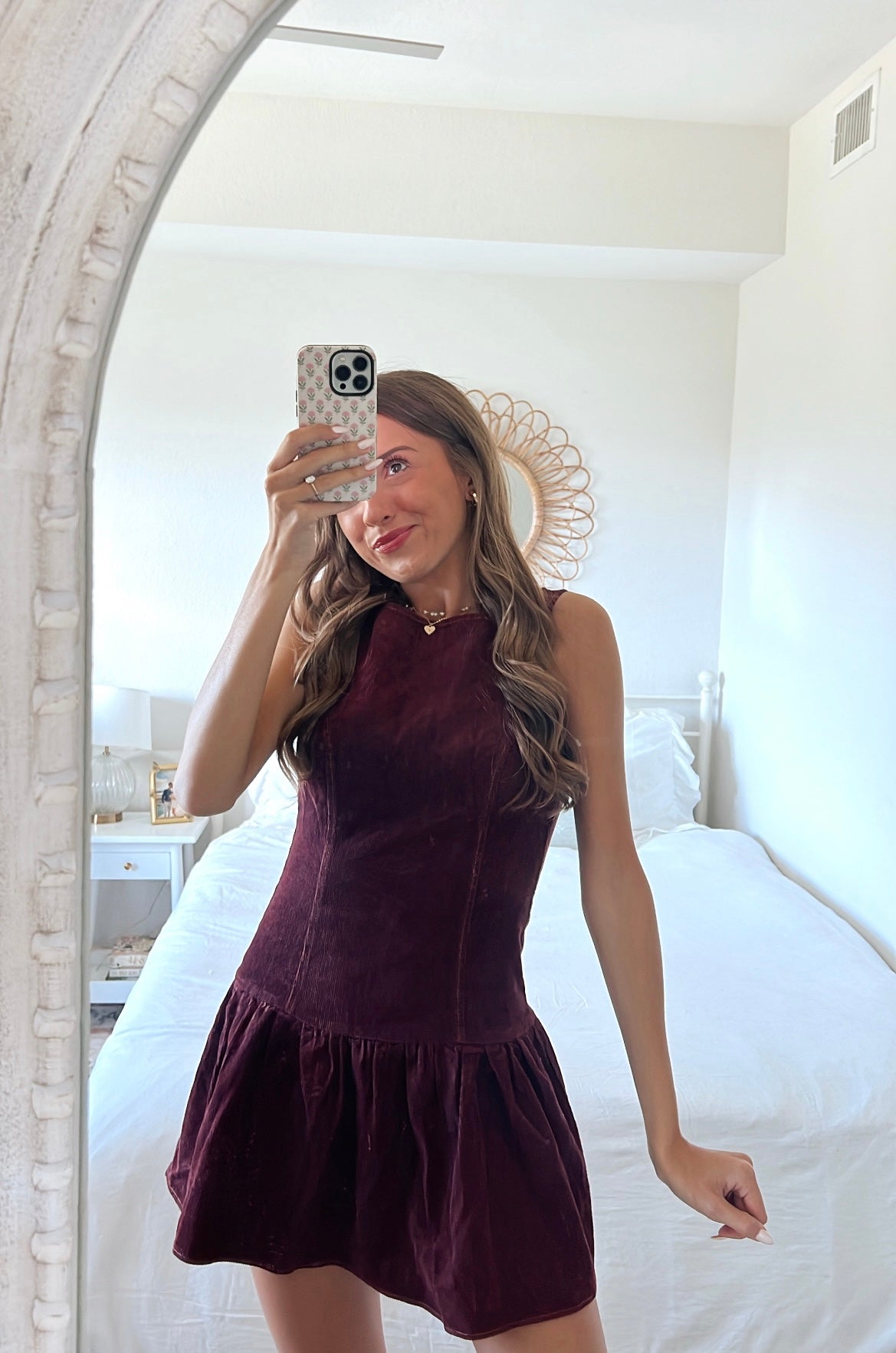 JOLLY CORDUROY MINI DRESS
