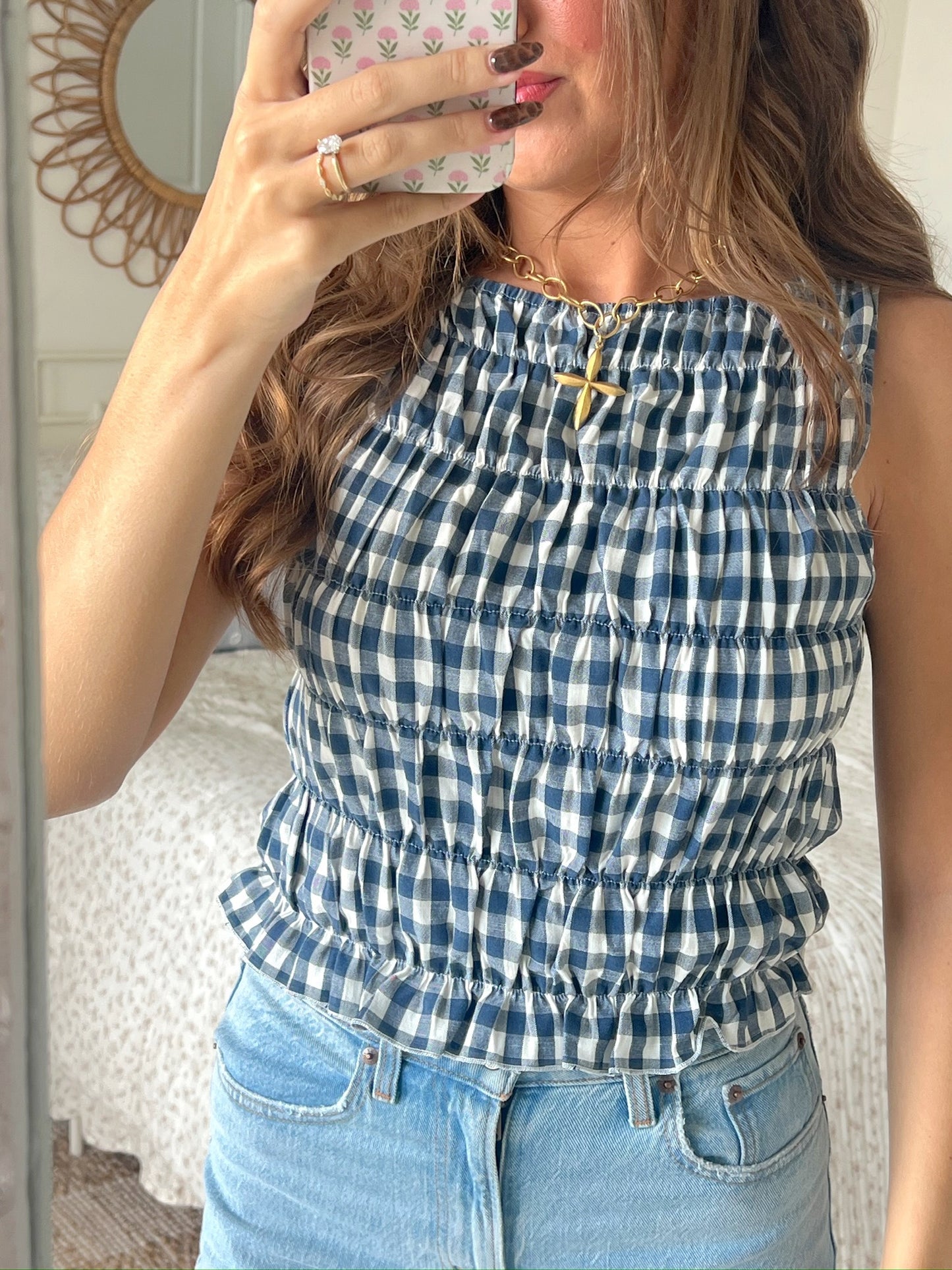 ORCHARD TANK - GINGHAM