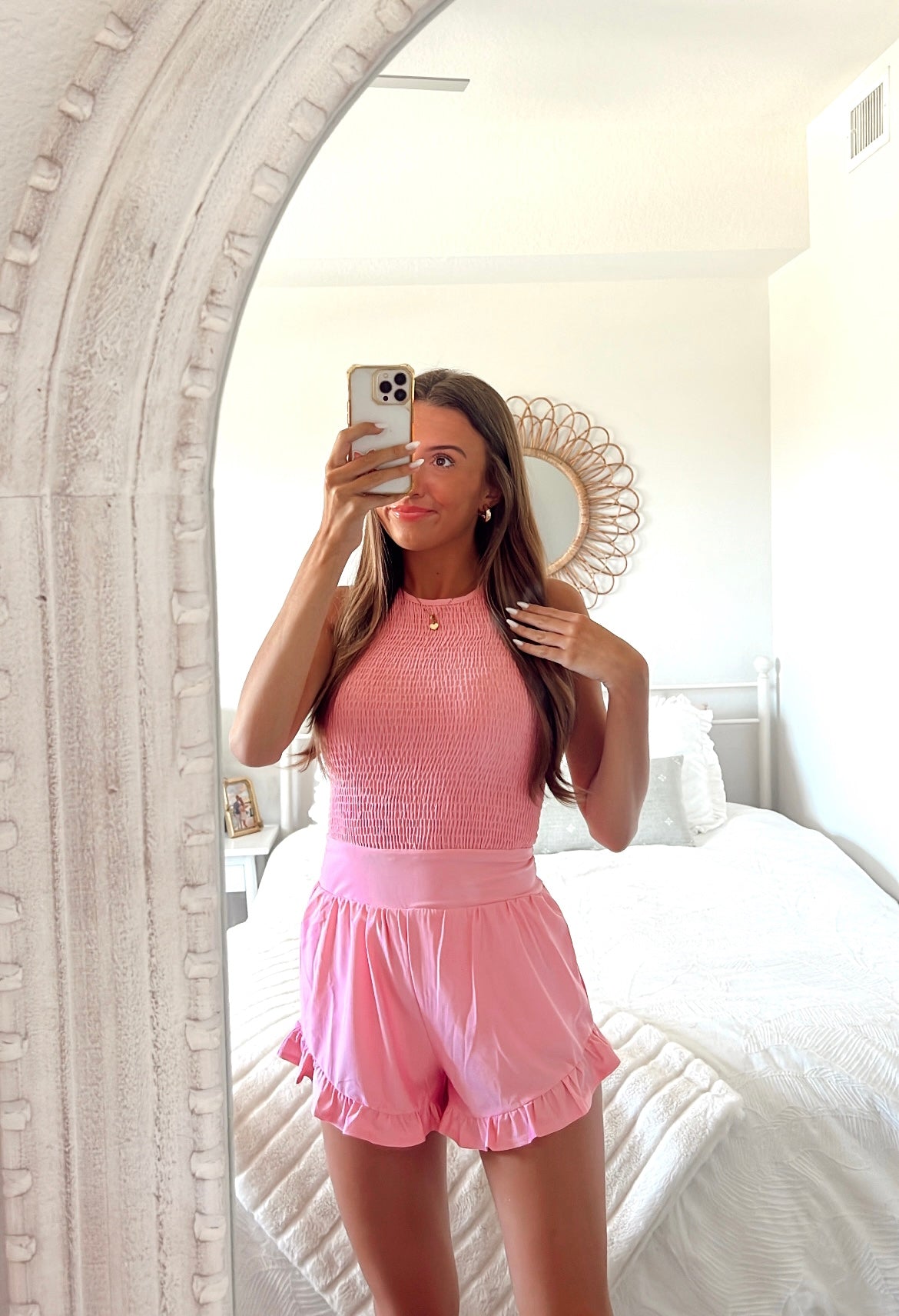 PRETTY IN PINK ROMPER