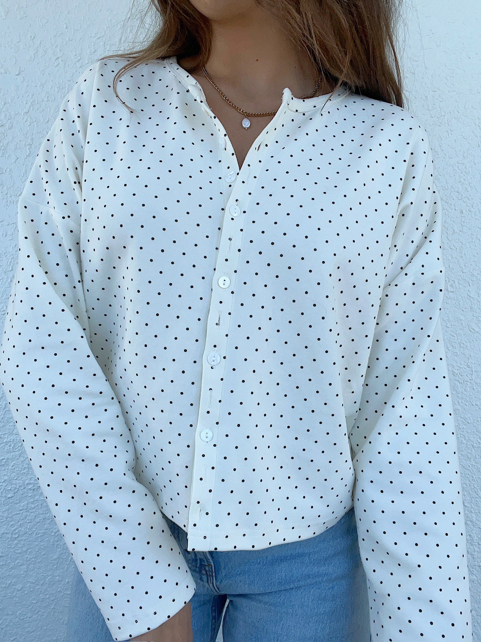 Sunday’s Best Polka Dot Cardi