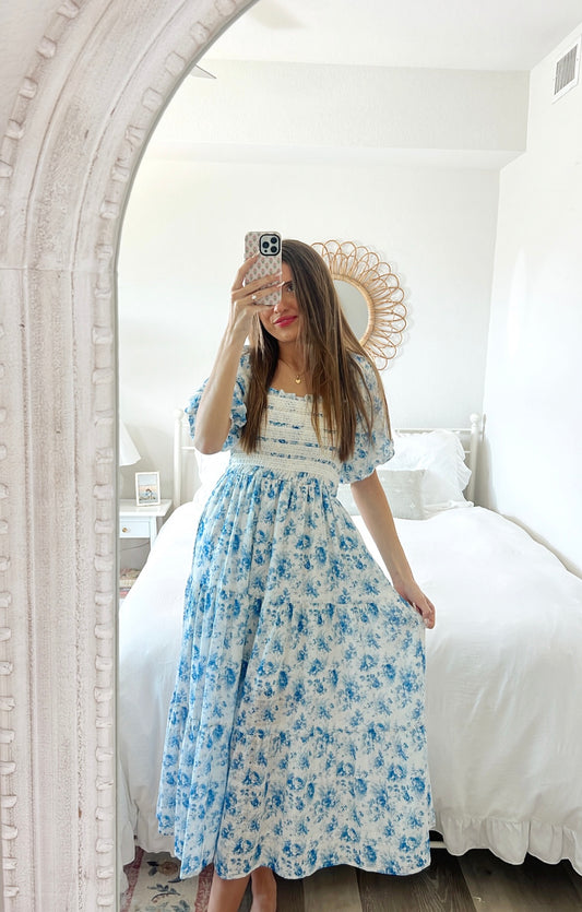 HYDRANGEA MAXI DRESS