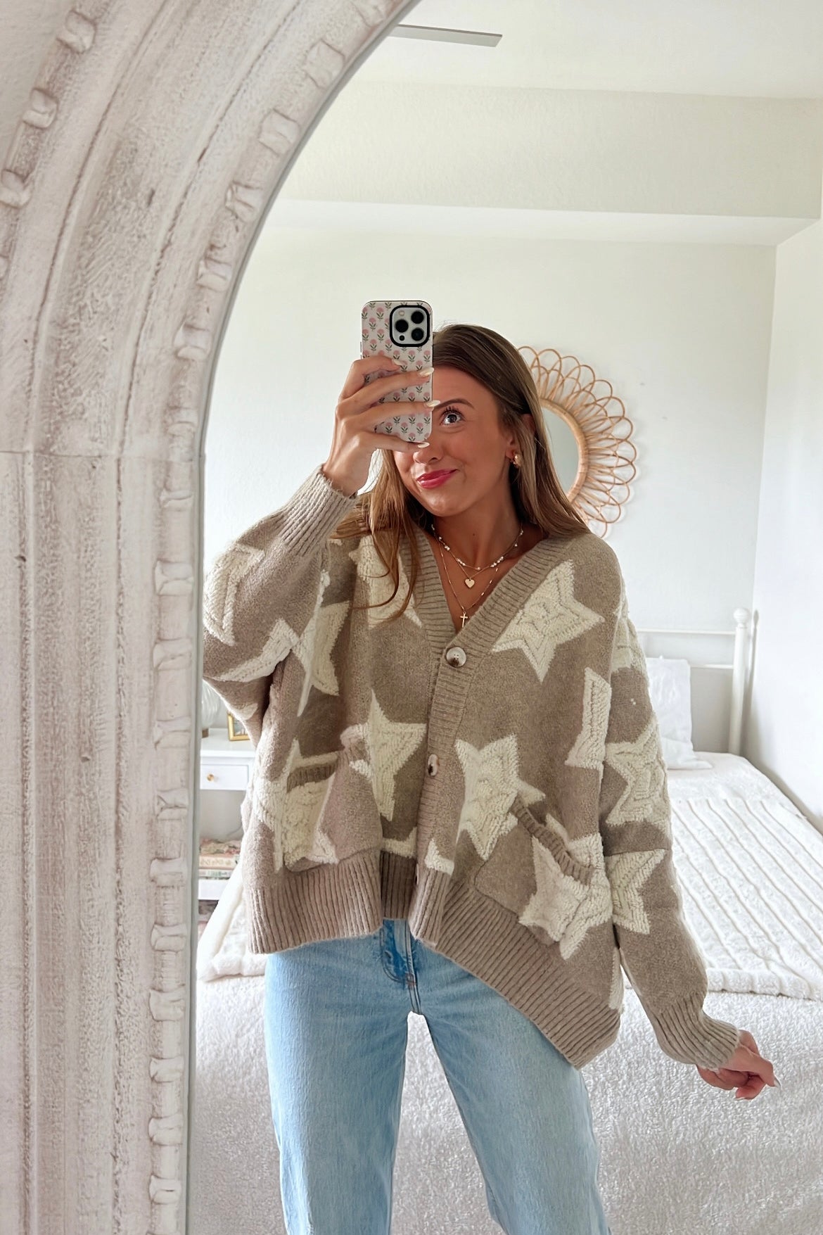 Stargaze Pullover Cardi - Taupe
