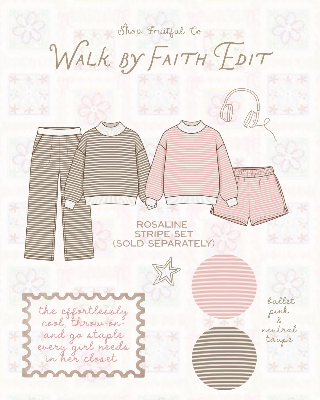 Rosaline Stripe Pants
