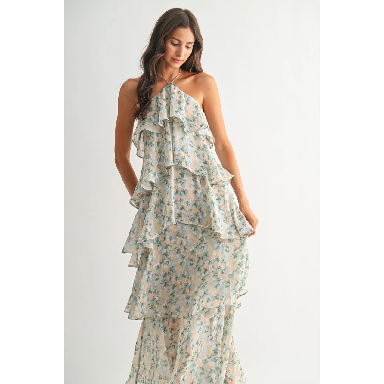 Birdie Ruffle Maxi Dress