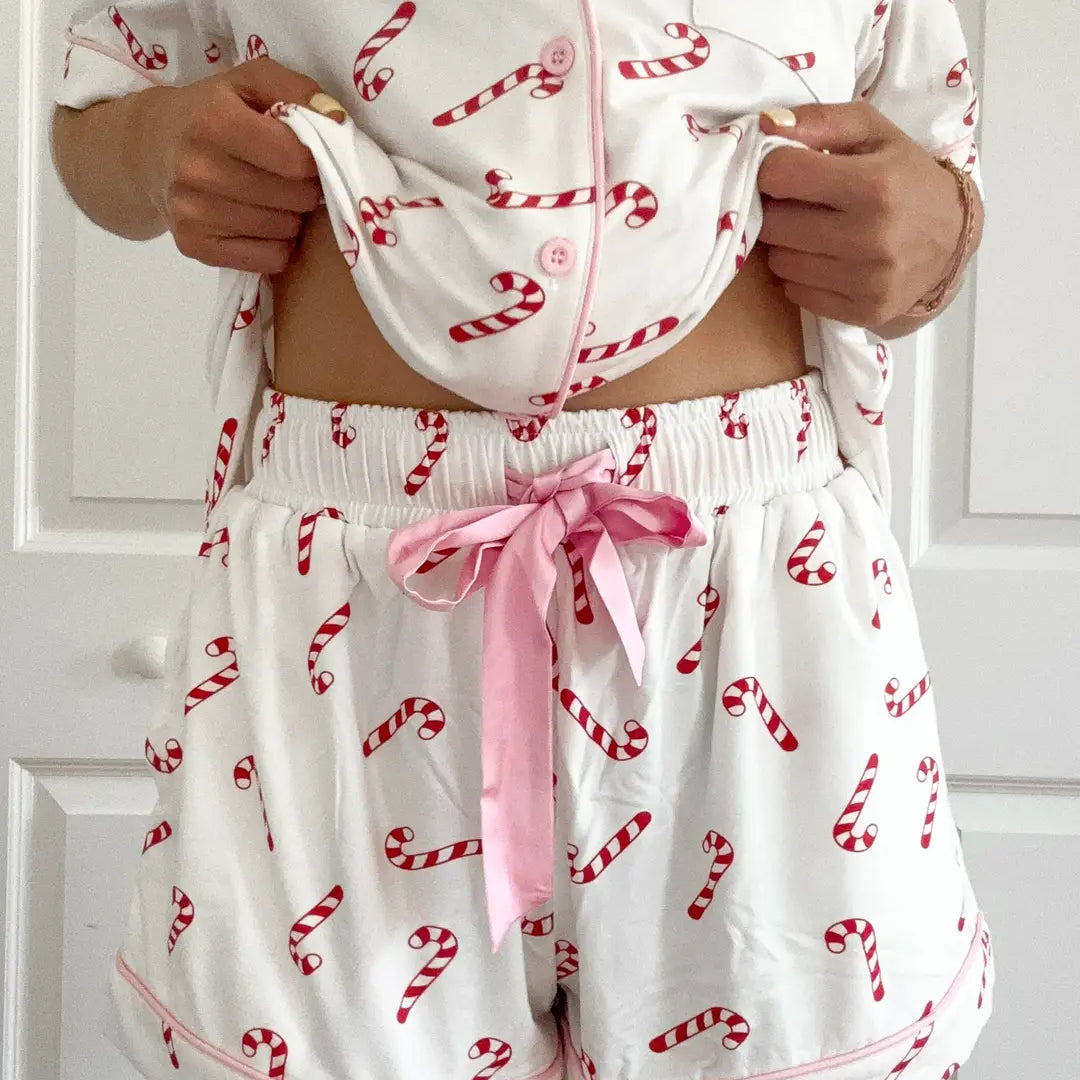 Candy Cane Lane PJs - Shorts