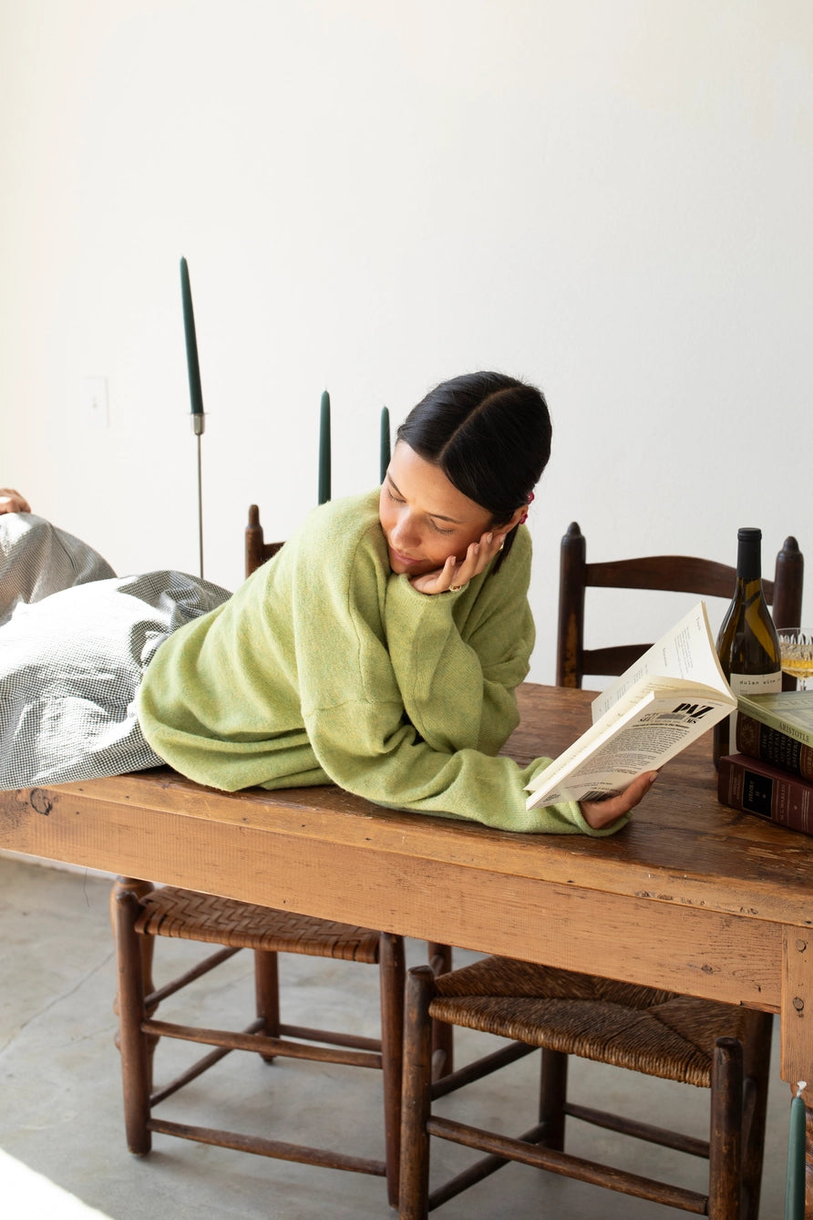 Church Girl Knit - Light Green • Restock