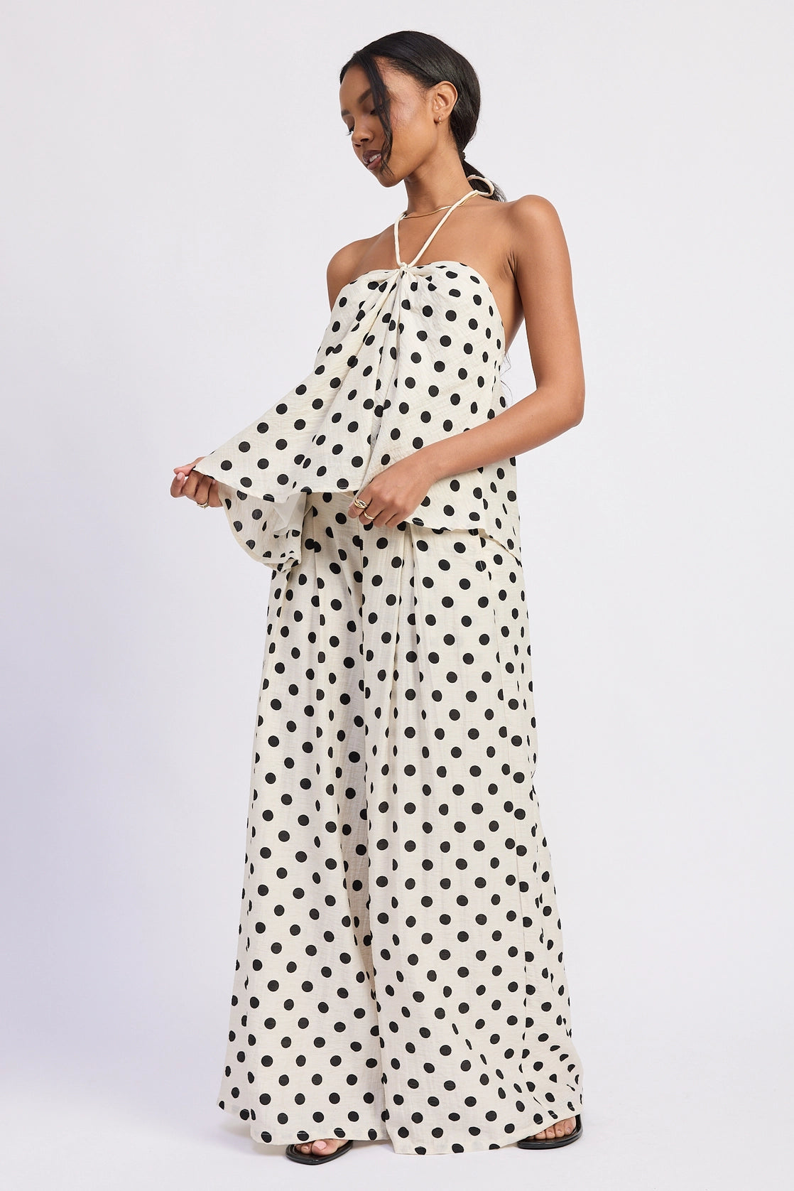 Sarah Francis Wide Leg Pants