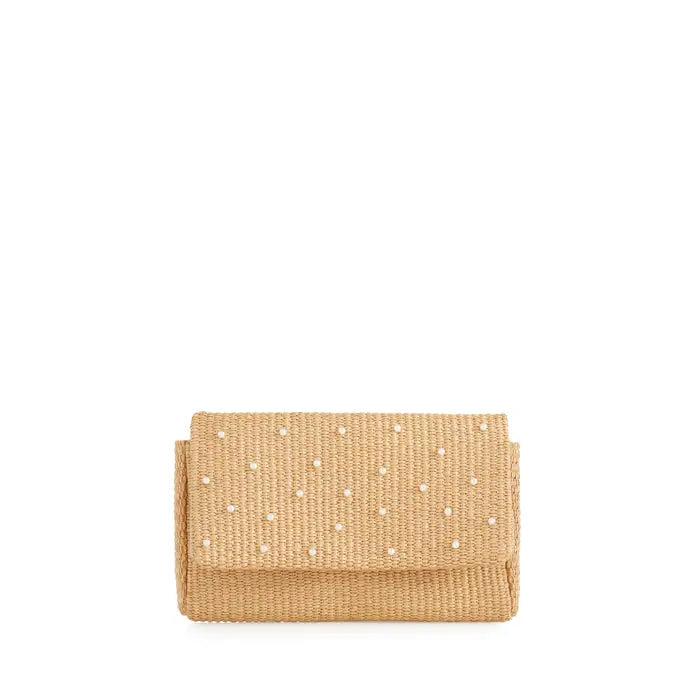 PEARL RATTAN SHOULDER BAG