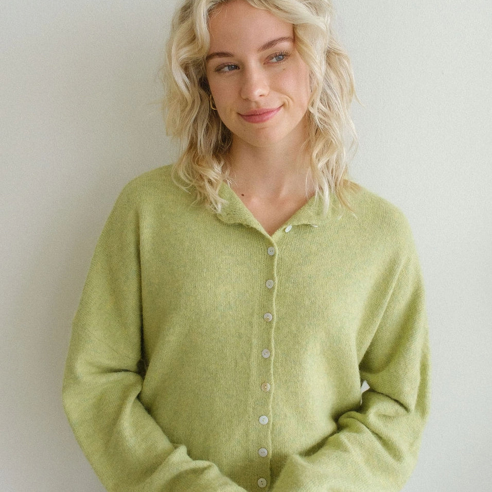 Church Girl Knit - Light Green • Restock