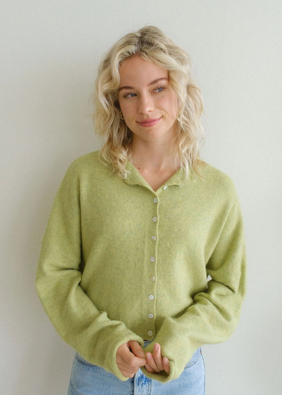 Church Girl Knit - Light Green • Restock