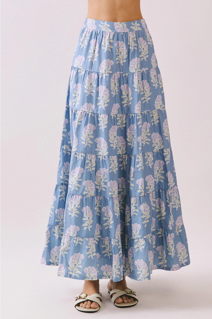 Rosemary Tiered Maxi Skirt
