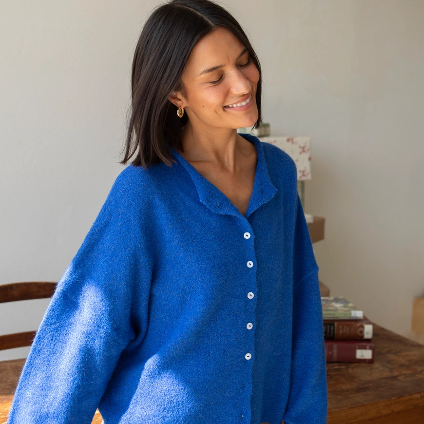 Church Girl Knit - Royal Blue