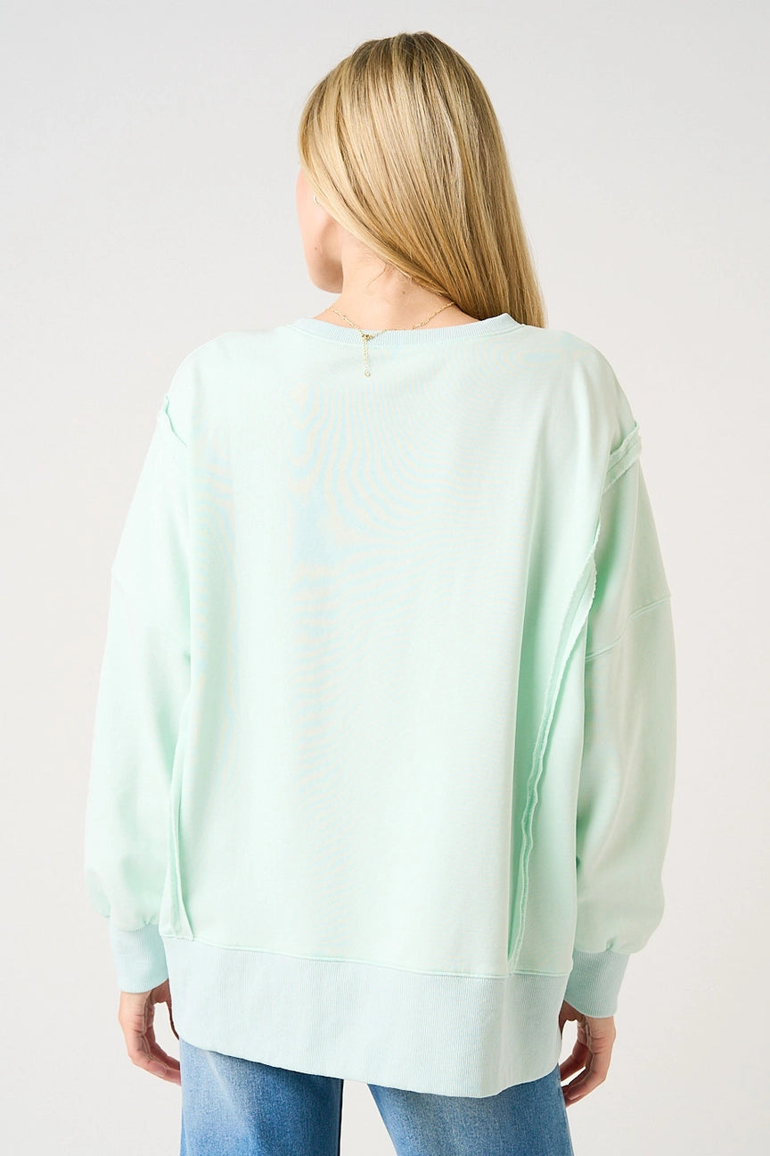 Jesus Loves You Crew - Teal