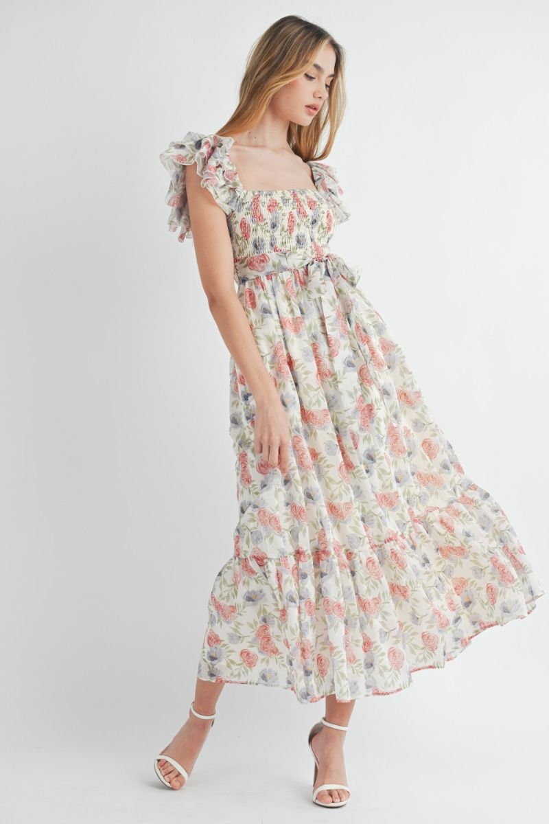 HYBRID ROSE MAXI DRESS