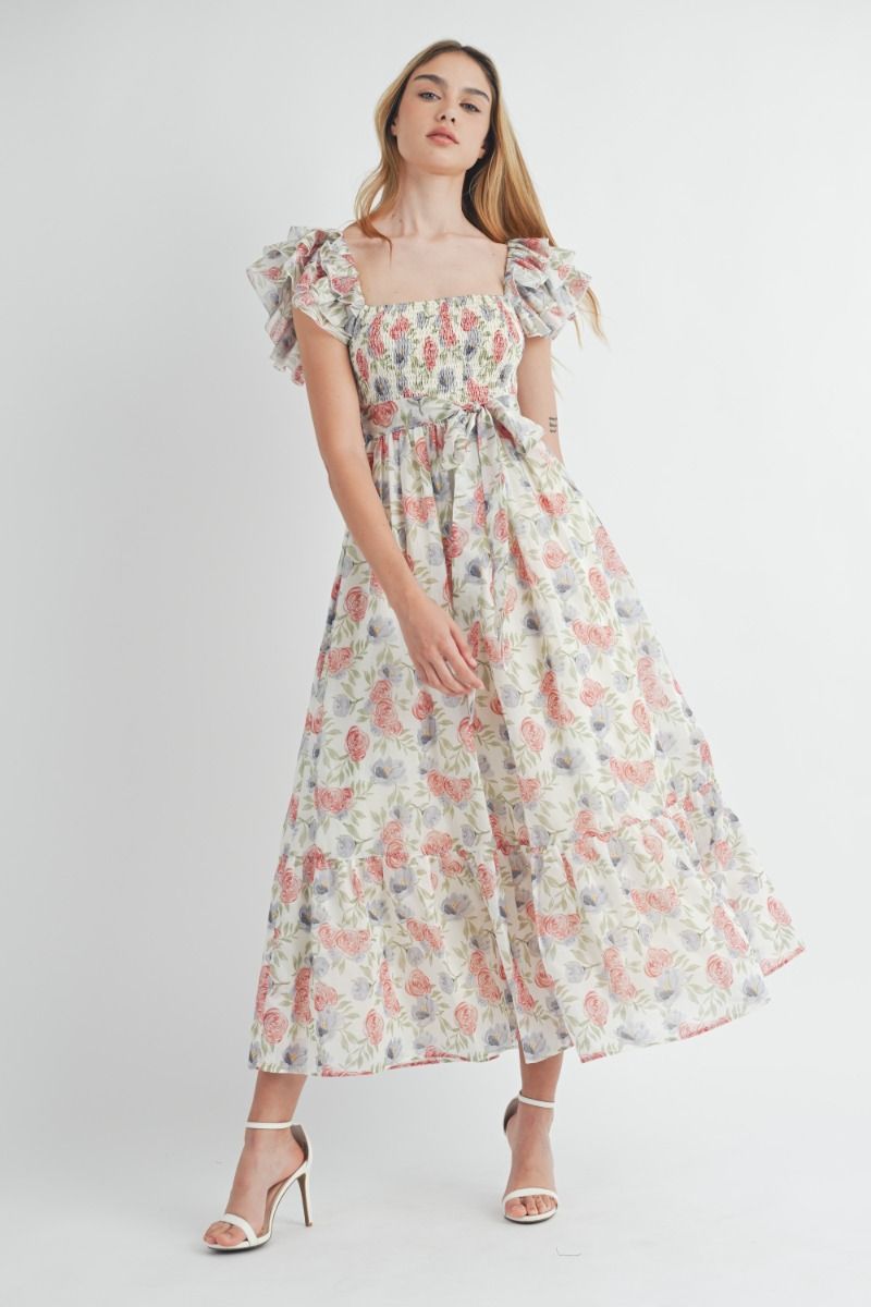 HYBRID ROSE MAXI DRESS