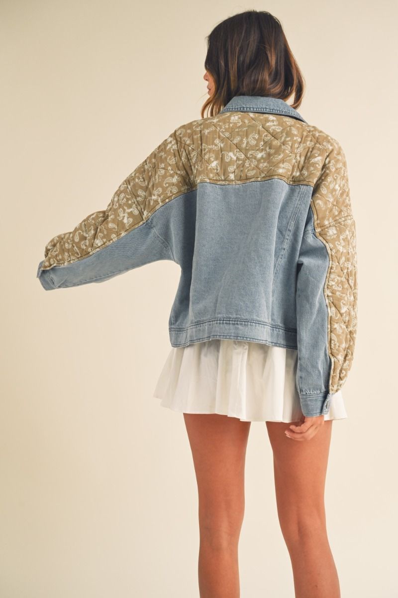 PAISLEY DENIM JACKET