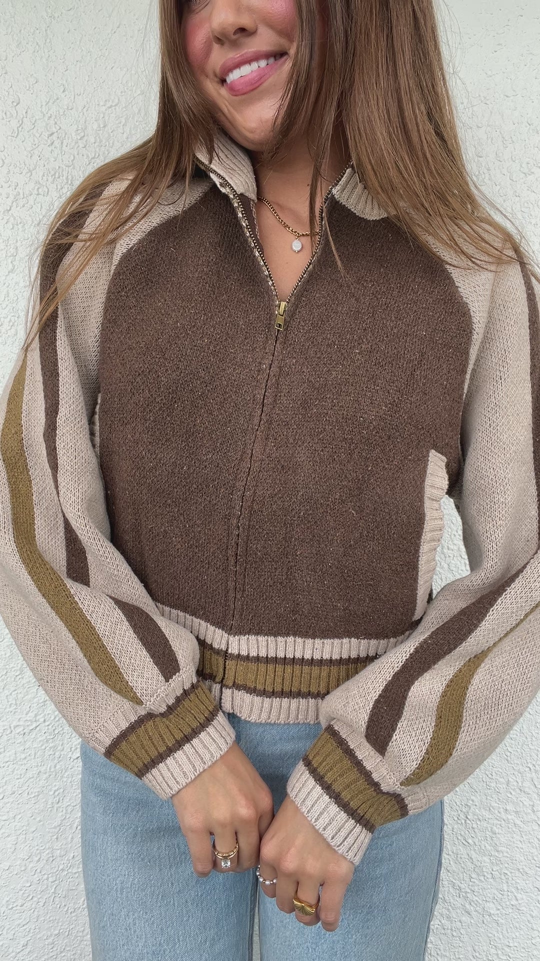 Stargaze Zip-Up Cardi