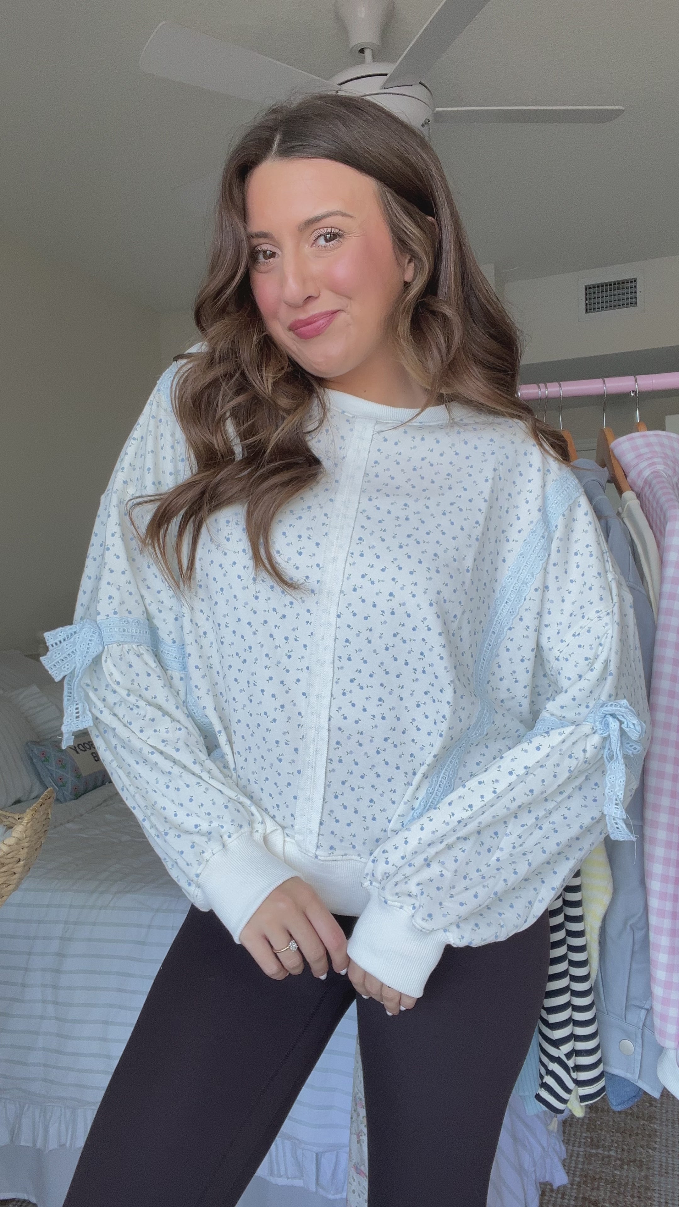 Darling Details Crew - Blue