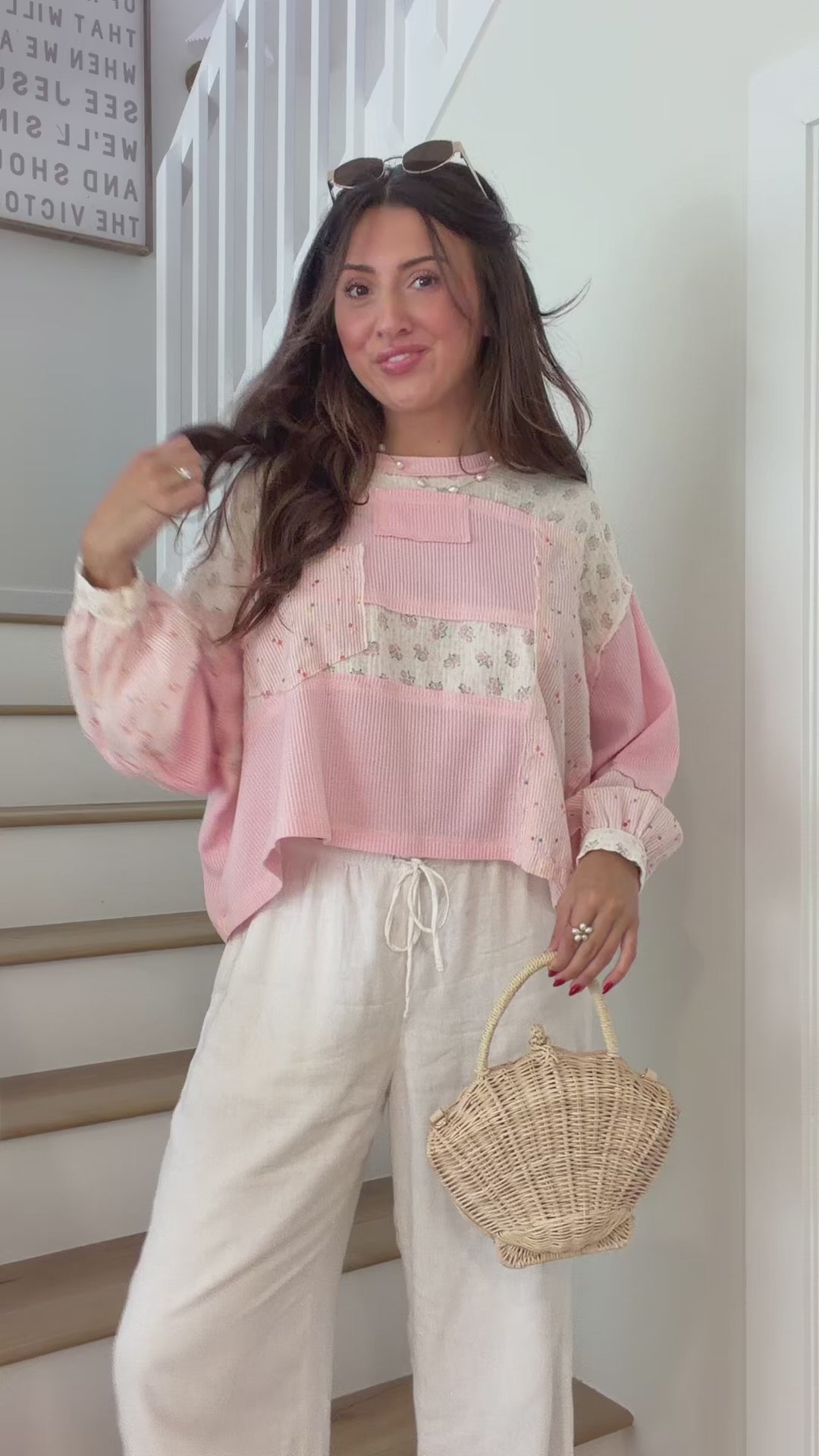 Ellie Patchwork Top