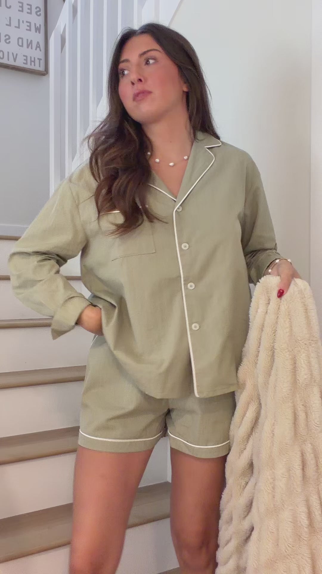 Island Bluff PJs - Olive